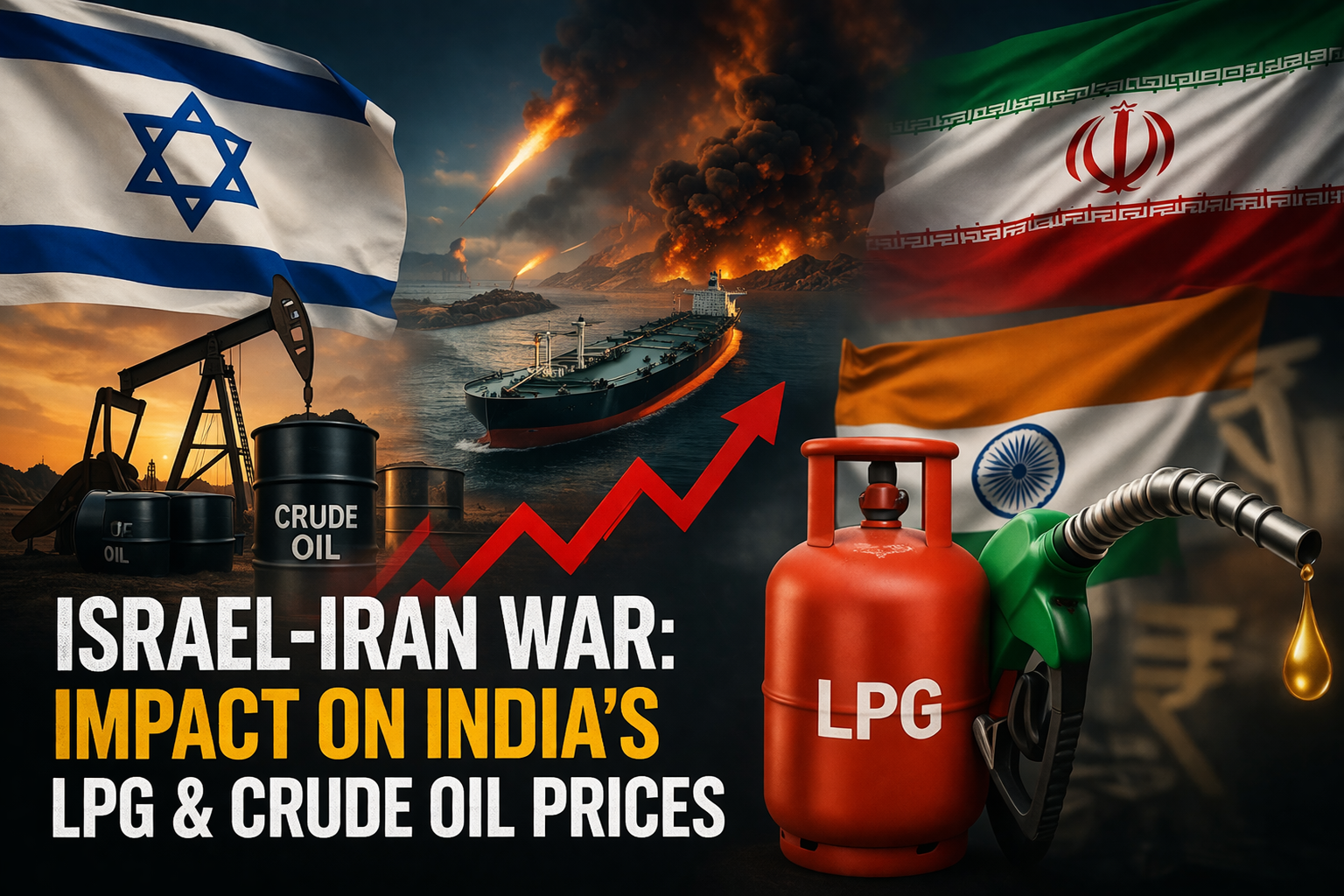 Israel–Iran War: How Rising Tensions Are Impacting India’s LPG and Crude Oil Prices
